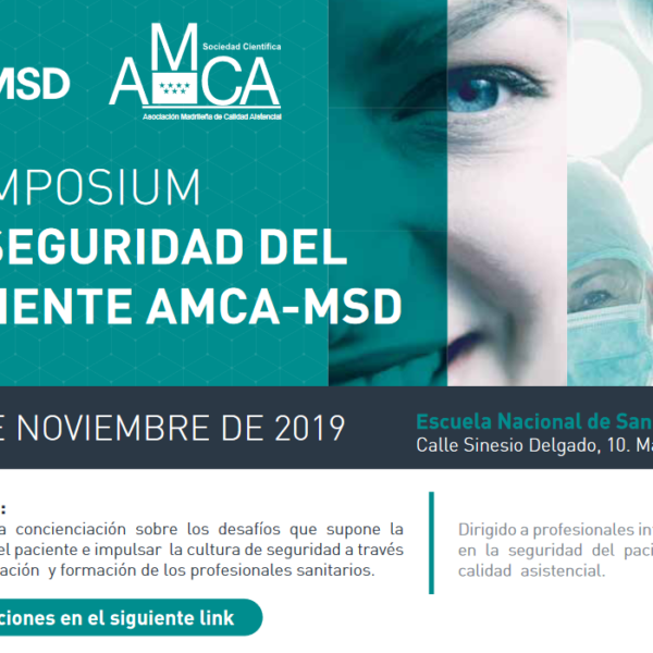 I Jornada Talleres de Seguridad del Paciente AMCA-MSD 2019